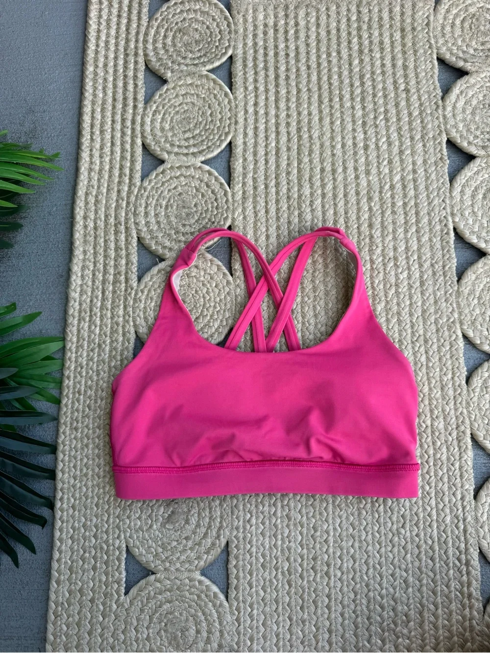 Lululemon Pink Free to Be Strappy Sports Bra Size 6 women
